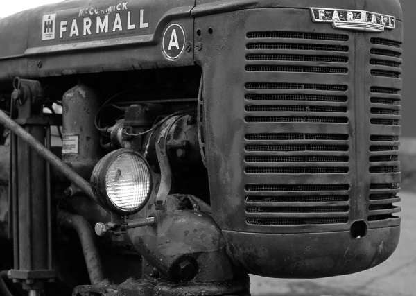 Farmall Tractor-1 BW 7x9 Cropped-3.jpg